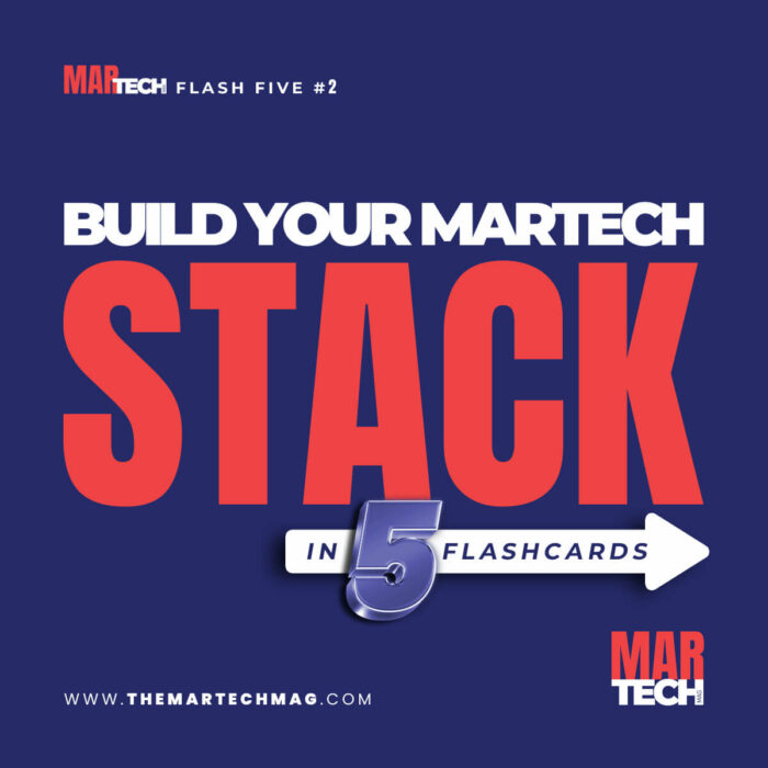 build your martech stack in 5 flashcards