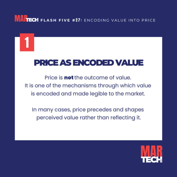 Flash Five guide on encoding value into pricing strategy in 5 flashcards