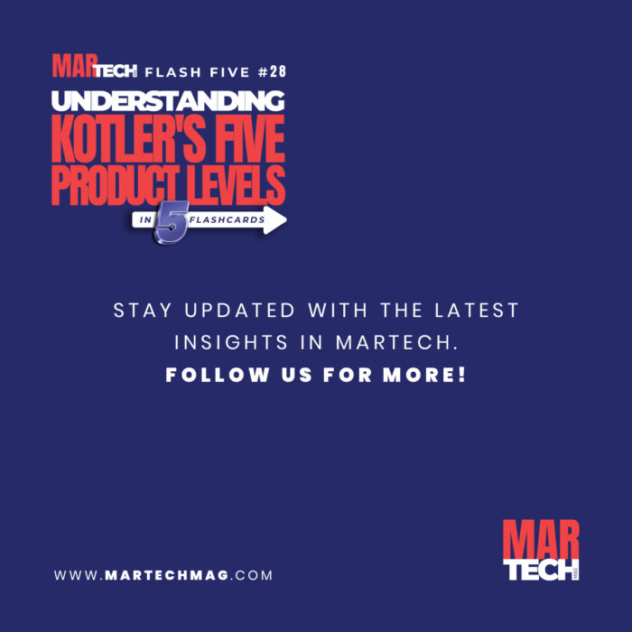Flash Five guide on understanding Philip Kotler's five product levels framework