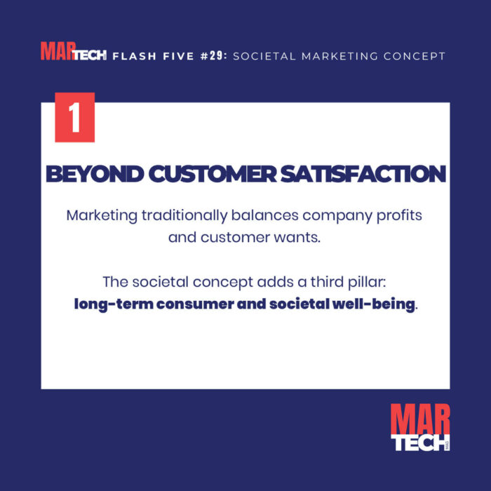 Flash Five guide on understanding the societal marketing concept and framework