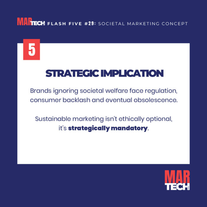 Flash Five guide on understanding the societal marketing concept and framework